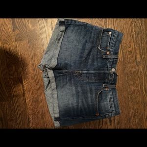 Levi’s Dark Denim Wash Shorts